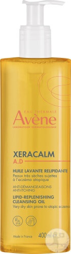 Avène Xeracalm A.D Ulei De Curățare Relipidant Piele Foarte Uscată Eczemă Atopică/Mâncărimi 400ml