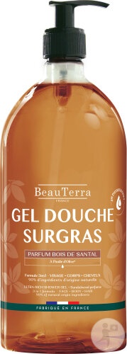 Beauterra Gel De Duș Îmbogățit Cu Parfum De Santal 1l