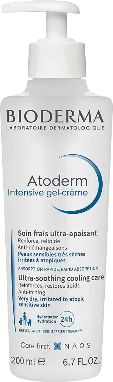 Bioderma Atoderm Intensive Gel-Cremă Îngrijire Ultra-Calmantă Piele Sensibilă Foarte Uscată 200ml