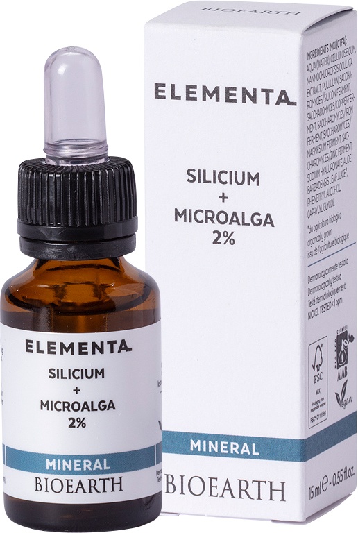Bioearth Elementa Mineral Ser Cu Siliciu Şi Microalgă 2% 15ml