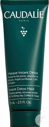Caudalie Vinergetic C+ Mască Detoxifiantă Purificatoare Cu Argilă Cafea Struguri Tub 75ml