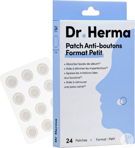 Dr. Herma Plasturi Anti-Acnee Format Mic 24 Bucăți