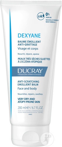 Ducray Dexyane Balsam Emolient Anti-Pruriginos Fata Corp Piele Foarte Uscata Tub 200ml