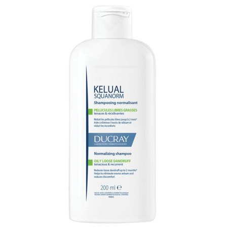 Ducray Kelual Squanorm Șampon Tratament Reglator Anti-Mătreață Pentru Scalp Gras 200ml