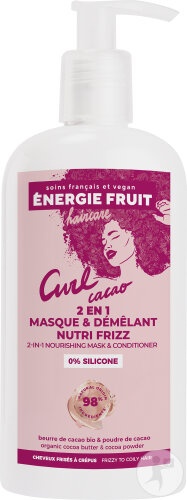 Energie Fruit Mască Și Balsam 2in1 Nutritiv‑Intens Păr Creț Bio Flacon Cu Pompiță 300ml