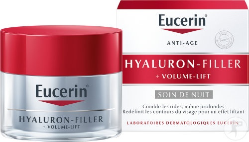 Eucerin Hyaluron-Filler + Volume-Lift Cremă De Noapte Anti-Îmbătrânire 50ml
