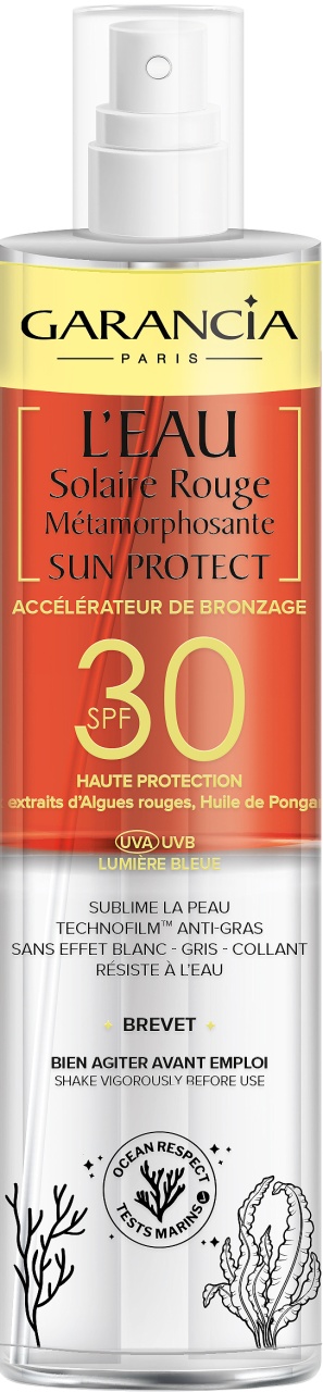 Garancia Sun Protect Apă Solară Roșie Metamorfozantă SPF30 Spray 150ml