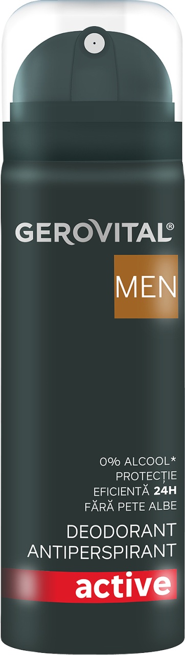 Gerovital Men Deodorant Antiperspirant Active 150ml