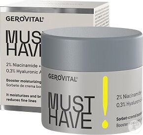 Sorbet-crema booster hidratare 2% Niacinamida Must Have, 50 ml, Gerovital - imagine 3
