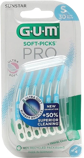 Gum Soft-Picks Pro Interdental Stick Mici 30 Bucăți