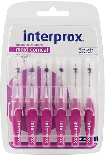 Interprox Premium Maxi Periuțe Interdentare Violet 6mm 6 Bucăți