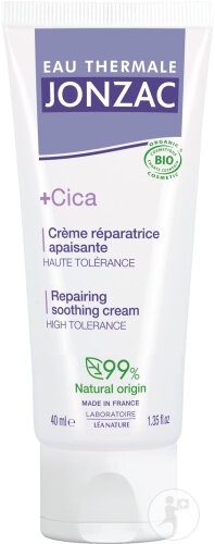 Jonzac Eau Thermale Cremă Reparatoare Calmantă Cica+ Pentru Piele Iritată/Fragilă/Deteriorată Bio 40ml