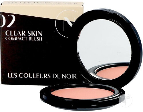 Les Couleurs De Noir Clear Skin Compact Blush 02 Peach And Pink 1 Bucată