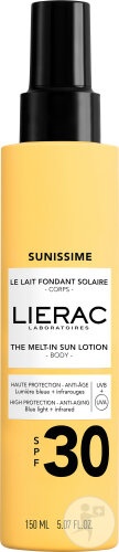 Lierac Sunissime Lăptișor Fondant Solar SPF30 Sticlă 150ml