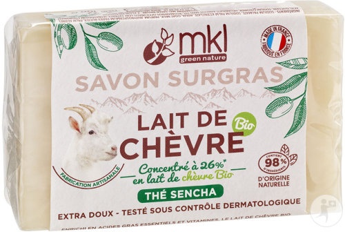 MKL Green Nature Lapte de Capra Bio Sapun Gras Super Bland Ceai Sencha 100g