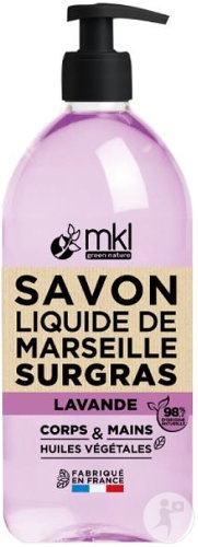 MKL Green Nature Săpun Lichid De Marseille Rehidratant Lavandă Corp/Față/Mâini 1L