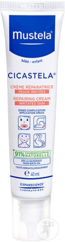 Mustela Bébé-Enfant Cicastela Cremă Reparatoare Pentru Piele Iritata Tub Cu Canulă 40ml