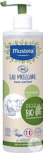 Mustela Bio Apă Micelară Fără Parfum Flacon Cu Pompiță 400ml
