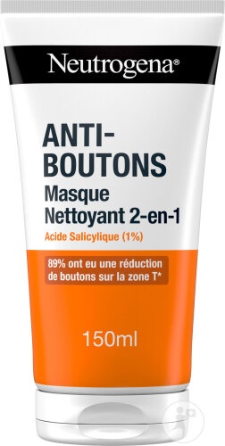 Neutrogena ANti-Boutons Mască De Curățare 2in1 Tub 150ml