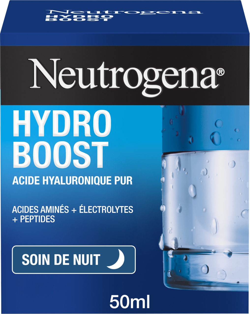 Neutrogena Hydro Boost Night Cream Cremă de Noapte Reparatoare Și Hidratantă Intensă Toate Tipurile De Ten 50ml