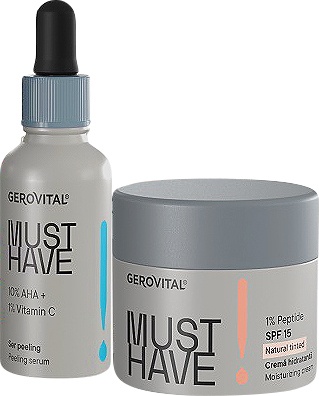 Gerovital Must Have Ser Peeling + Cremă Hidratantă