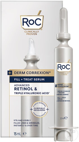 Roc Derm Correxion Ser Corectare Riduri + Tratament 15ml