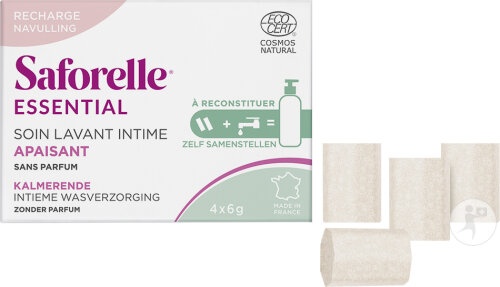 Saforelle Essential Gel De Igienă Intimă Calmant Rezerve X 4