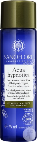 Sanoflore Aqua Hypnotica Esență Botanică Pentru Ochi Și Gene Toate Tipurile De Piele Flacon 75ml