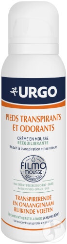 Urgo Filmo-Mousse Pentru Picioare Transpirate Și Mirositoare 125ml