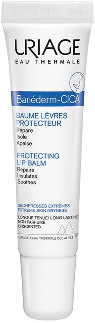 Balsam de buze reparator Bariederm Cica, 15ml, Uriage - imagine 2