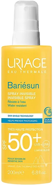 Uriage Bariésun Spray Invizibil SPF50+ Piele Sensibilă 200ml