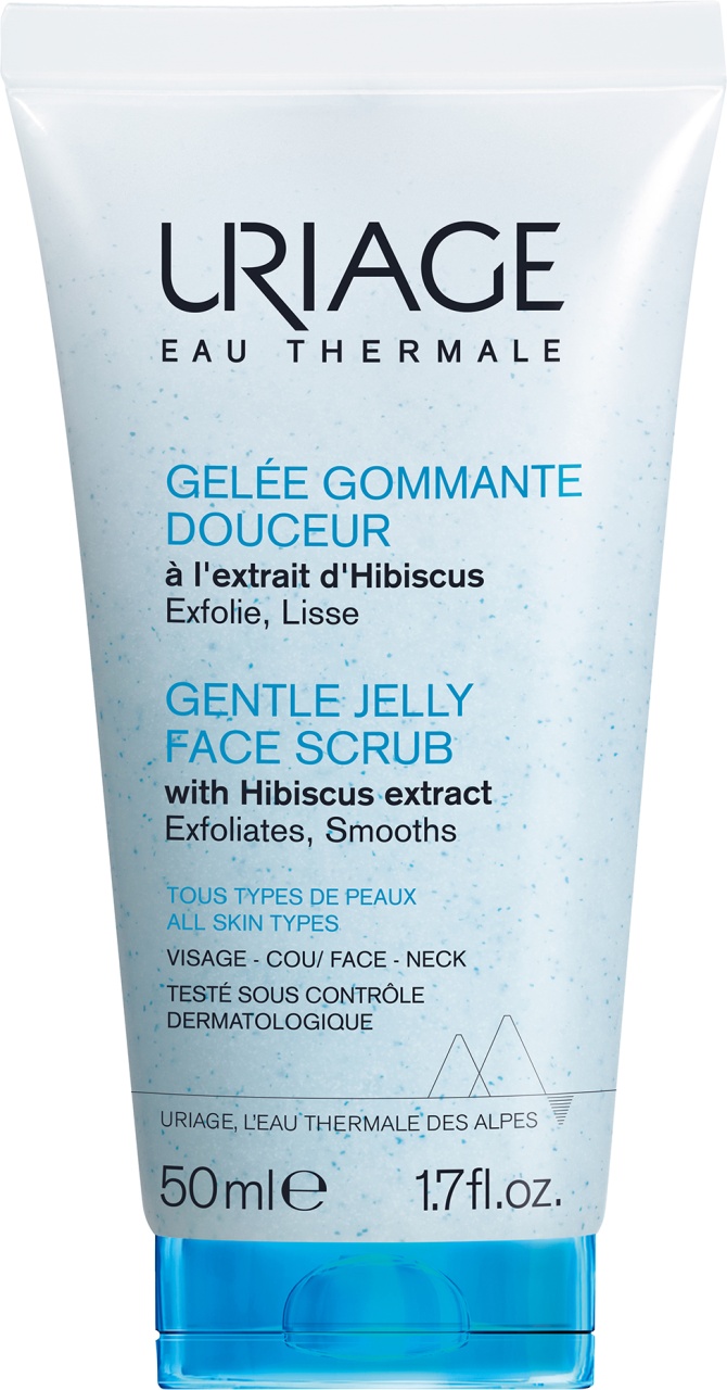 Uriage Scrub Facial Blând Sub Formă De Jeleu Ten Normal Și Uscat Tub 50ml