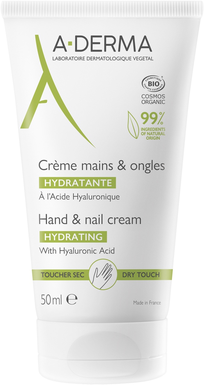 Crema hidratanta pentru maini si unghii, 50ml, A-Derma - imagine 5
