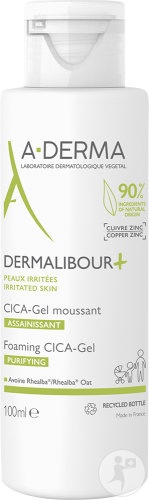 A-Derma Dermalibour+ Cica Gel Spumant De Curățare Ovăz Rhealba Ten Iritat 100ml