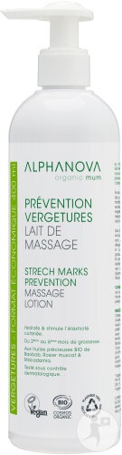 Alphanova Santé Lotiune Masaj Bio Prevenție Vergeturi Intensivă 400ml