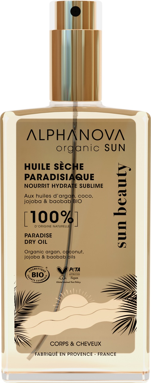Alphanova Sun Beauty Paradise Ulei Uscat Organic Corp Și Păr 100ml