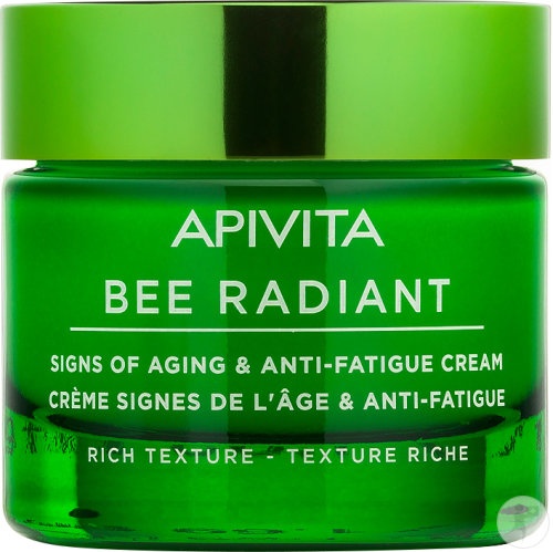 Apivita Bee Radiant Cremă Semne De Îmbătrânire Şi Anti-Oboseală Textură Bogată 50ml