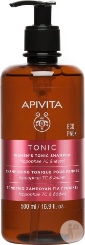 Sampon tonifiant pentru femei, 500 ml, Apivita - imagine 2
