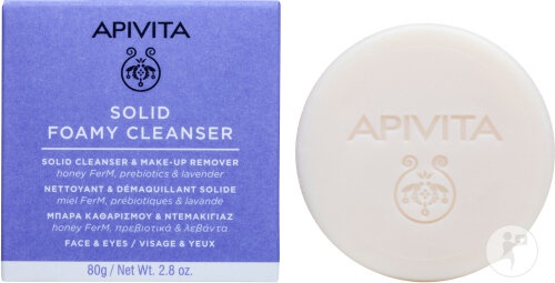 Apivita Spumant Solid Curățare Față Și Ochi 80g