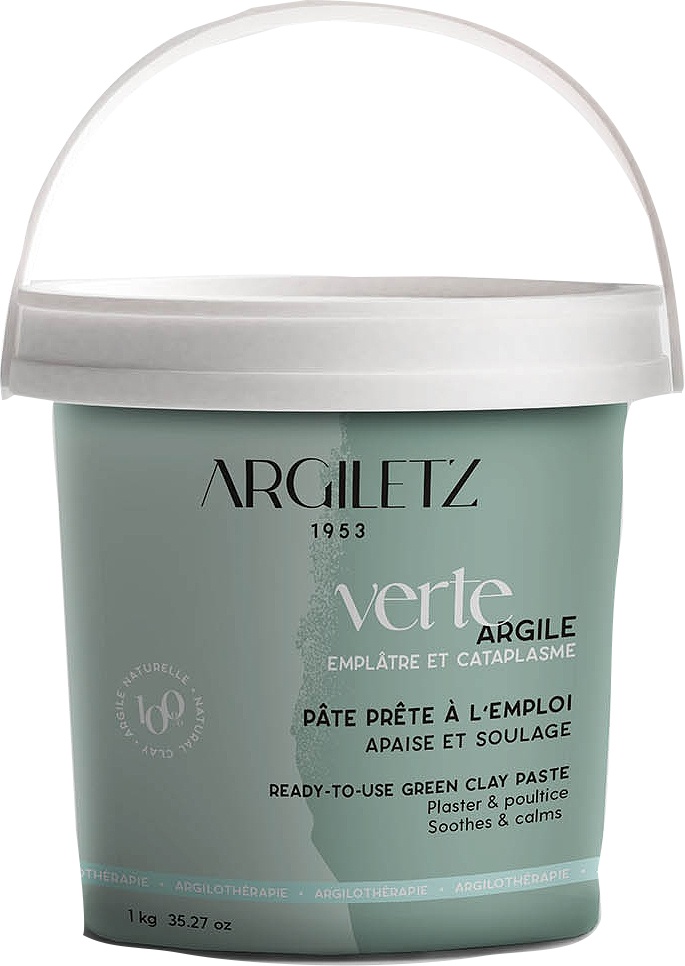Argiletz Pastă De Argilă Verde Gata De Utilizare Recipient 1kg
