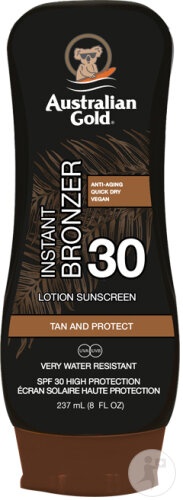 Australian Gold Lotiune Protectie Solara Spf30 Cu Bronzare 237ml