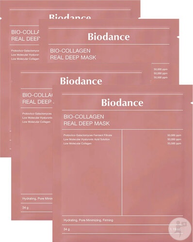 Biodance Bio Collagen Real Deep Mask 4x34g