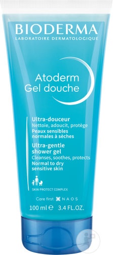 Bioderma Atoderm Gel De Duș Fară Săpun Piele Sensibilă/Uscată/Atopică 100ml