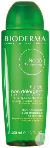 Bioderma Nodé Șampon Fluid Blând Fără Detergenți Pentru Păr Normal 400ml