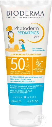 Bioderma Photoderm Pediatrics Lait SPF50+ De La 12 Luni Tub 100ml