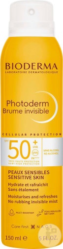 Bioderma Photoderm Spray Cu Protecție Solară Invizibil SPF50+ Piele Sensibilă 150ml