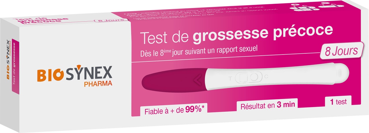 Biosynex Test De Sarcină De La A 8-a Zi 1 Bucată
