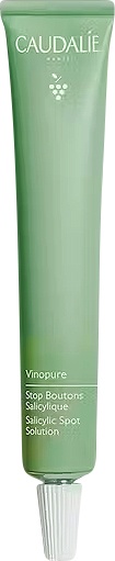 Caudalie Vinopure Cremă Împotriva Acneei Cu Acid Salicilic Tub 15ml
