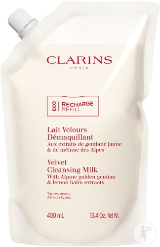 Clarins Lapte Demachiant Velvet Pentru Toate Tipurile De Ten Refill 400ml