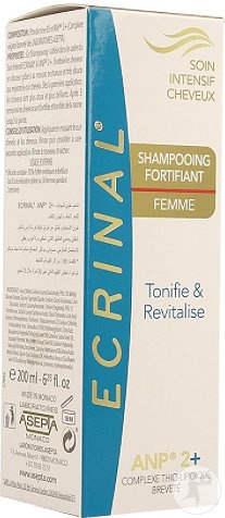 Ecrinal ANP 2+ Șampon Intensiv Pentru Femei Îngrijire Intensă A Părului 200ml